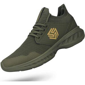 👑Men's Sneakers Army Green Walking Sports Athletic Running Lightweight Shoes